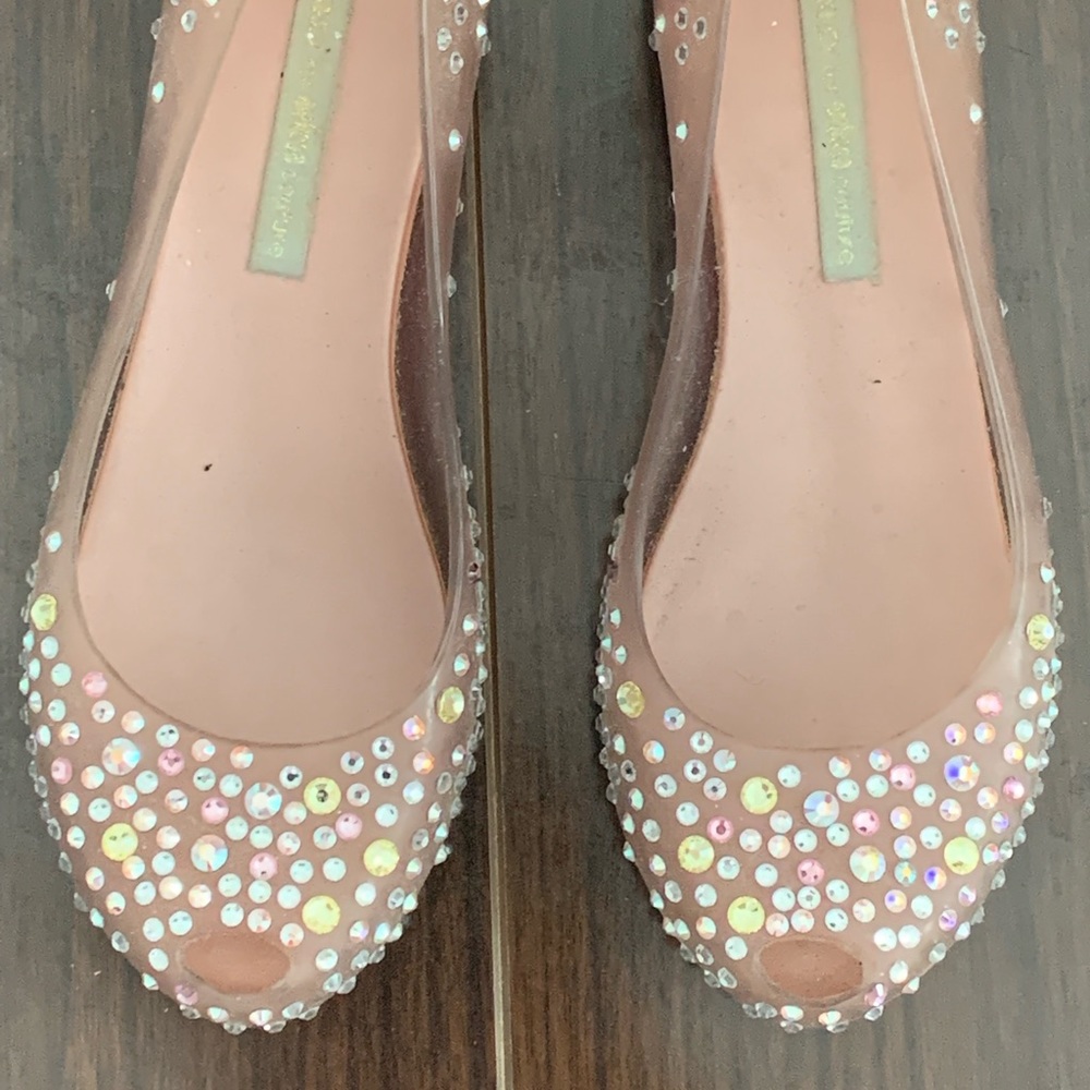 Melissa Swarvoski Crystal Flats